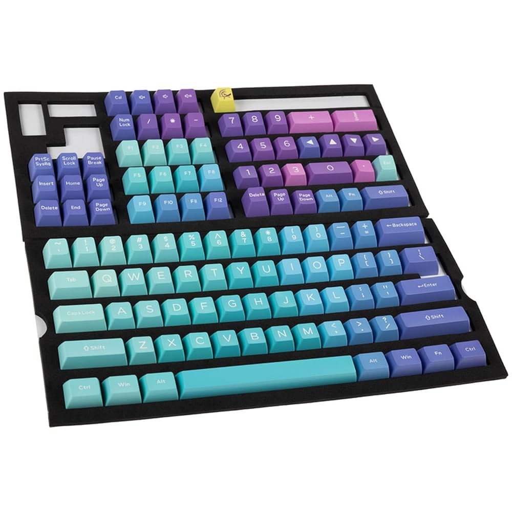 Amazon.com: Ducky 108 Key ABS Double Shot SA Keycap Set